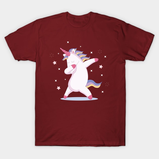 Dancing Unicorn T-Shirt by JoannaMichelle